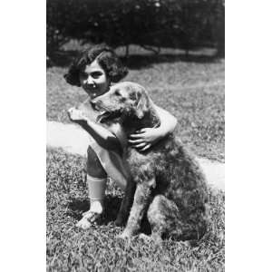  Photograph shows Warren Hardings pet dog Laddie Boy with 