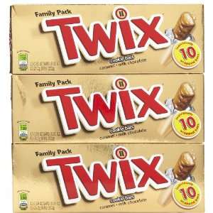 Twix Caramel Family Pack, 8.9 oz   3 pk. Grocery & Gourmet Food