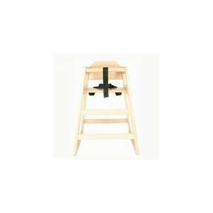  Thunder Group Natural Wood Maple Look High Chair For Kids 