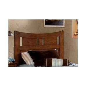  Village Craft Twin Platform Bed Headboard In Dark Brown by 
