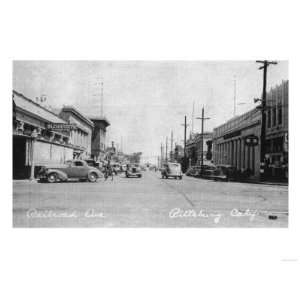 View of Railroad Ave.   Pittsburg, CA Premium Poster Print, 24x32 