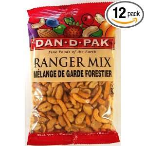 Dan D Pak Ranger Trail Mix, 6 Ounce Packages (Pack of 12)  