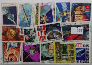 Space. 50 stamps, all different. (295)  