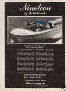 1975 Aristo Craft Nineteen Cruiser Boat Vintage Ad  