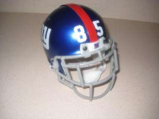 David Tyree Customized Giants Mini Helmet  