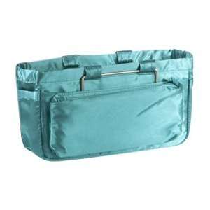  Mytagalongs Satin Purse Organizer, Turquoise, Standard 