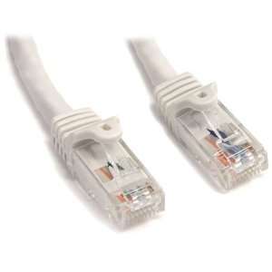   WHITE UTP SNAGLESS PATCH CABLE ETHERN. RJ 45 Male Network   RJ 45 Male