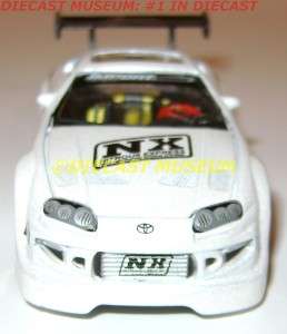   97 TOYOTA SUPRA WHITE LOOSE DIECAST MUSCLE MACHINES IMPORT TUNER NICE