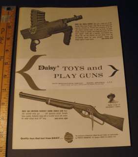 SUPER 1962 Daisy BB Gun Advertising Catalog LOT 5 pcs  