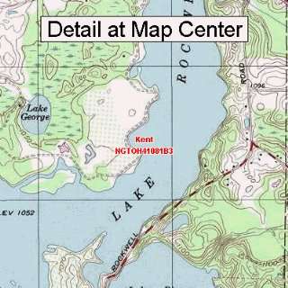   Quadrangle Map   Kent, Ohio (Folded/Waterproof)