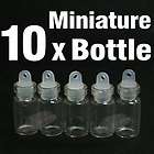empty glass miniature bottles  