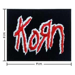 Korn Music Band Logo Ii Embroidered Iron on Patches  From 