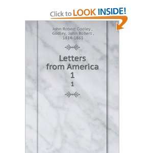  Letters from America. John Robert Godley Books