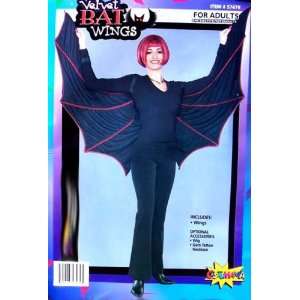   Halloween Costume Cape Velvet Bat Wing FN#57479 