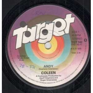  ANDY 7 INCH (7 VINYL 45) UK TARGET 1978 COLEEN Music