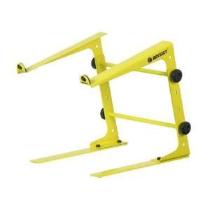  Odyssey LSTANDYELLOW Yellow DJ Laptop Stand W Clmp DJ 