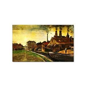  Iron Mill In The Hague By Vincent Van Gogh Magnet Office 