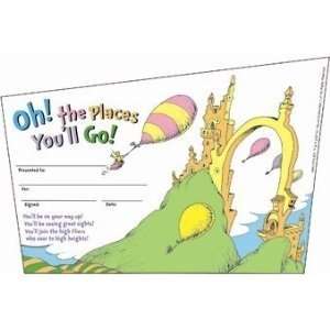  Eureka Dr Seuss Oh the Places Youll Go Reconition Awards 