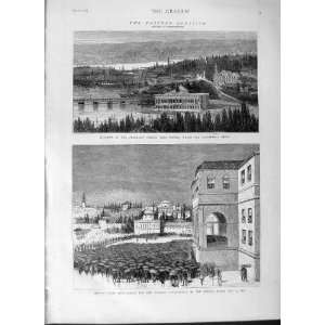  1877 Admiralty Palace Midhat Pasha Turkish Soldiers War 
