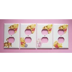 NEW Baby Pooh Piglet Tigger Decorative OUTLET Switchplate Switch 