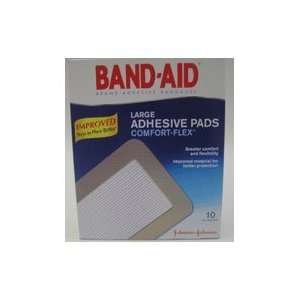  Band Aid Adh Pad Lge 2 7 8x4 Size 10 Health & Personal 