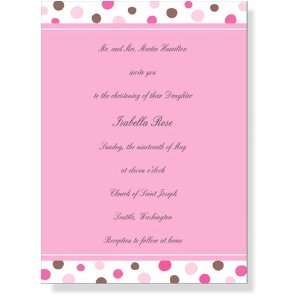    Girl Birth Announcements   Babycake Invitation 