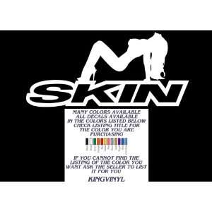 Skin Industries Sexy Girl Decal 6 (White color)