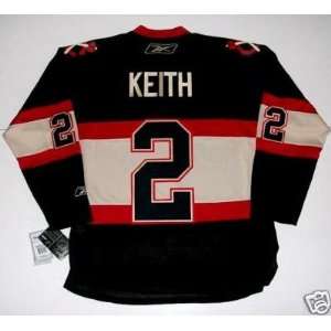 DUNCAN KEITH CHICAGO BLACKHAWKS 3rd JERSEY REAL RBK 