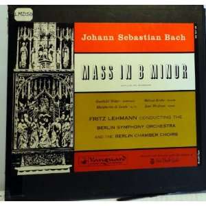  Bach, Mass In B Minor, Berlin Chamber Choirs, Vanguard 