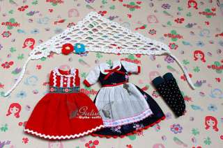   Style dress set for Kenner doll   Blythe outfit / Blythe dress  
