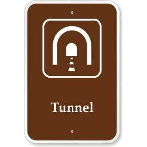  Tunnel (with Graphic) Engineer Grade Sign, 18 x 12 