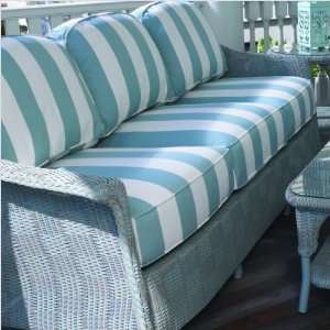   Sofa Seat Cushion Set Fabric Cabana Stripe Spa Patio, Lawn & Garden