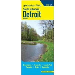   Map 628632 South Suburban Detroit, Michigan Pocket Map Office