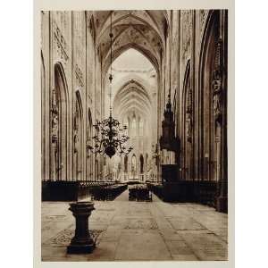  c1930 Aisle St. John Cathedral S Hertogenbosch Holland 