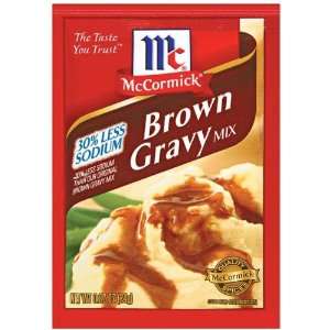 McCormick Brown Gravy Mix   12 Pack  Grocery & Gourmet 