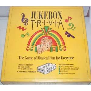  JukeBox Trivia Game 1992 Cassette Version Toys & Games
