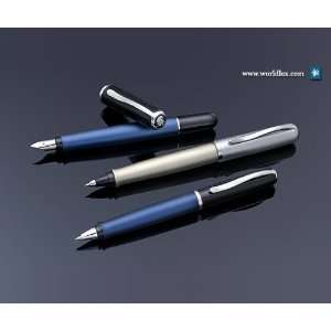 941500 Pelikan Epoch Stick Ballpoint Pen, Black/Blue Barrel, Black Ink 