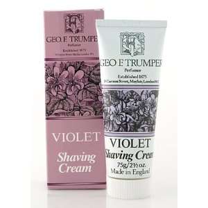  Geo F. Trumper Violet Shaving Cream in Travel Tube (75g 