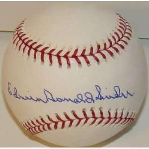   Duke Snider Ball   Edwin Donald JSA   Autographed Baseballs Sports
