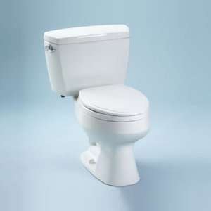   01 Carusoe Close Coupled Elongated Toilet in Cotton