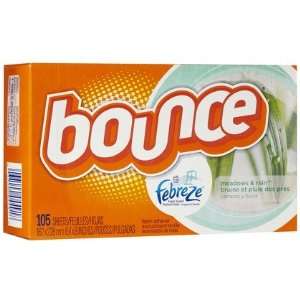 Bounce With Febreze Fresh Scent Dryer Sheets Meadows & Rain 105 ct 
