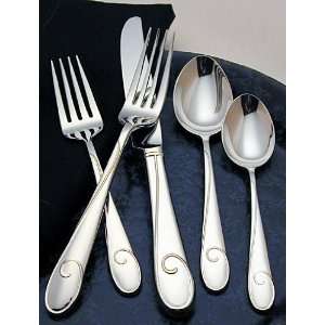   Waterford Flatware Ballet Ribbon 5 Piece Place Setting