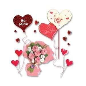   Themed Ornate Stickers Balloon Valentine Arts, Crafts & Sewing