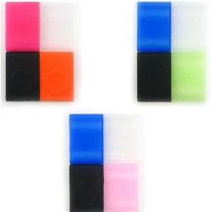  2nd Generation Apple iPod Shuffle 4 Pack Silicone Skin  
