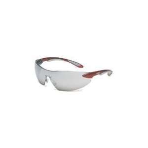  Uvex Ignite Safety Glasses, Red/Silver Frame   Silver 