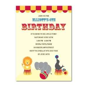   Party Invitations   Circus Show By Umbrella