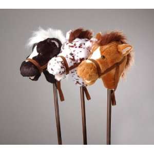  Gift Corral Stick Horse W/Plush Head   Appaloosa Sports 