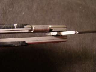 SS Tiger Assist Open Black Swr Hdl Stiletto Pocket Knife P 110 PE 