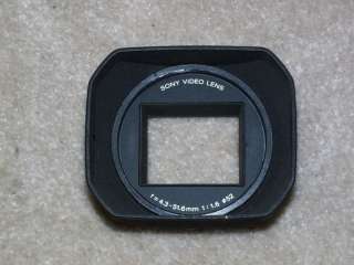 Sony 52mm Lens Hood for DSR PD100A & DCR TRV900  