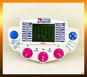 Tiger JEOPARDY Handheld Electronic Trivia Game *LN*  
